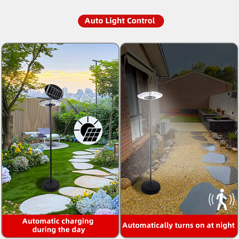 UFO-Shaped Solar Garden Light - A7