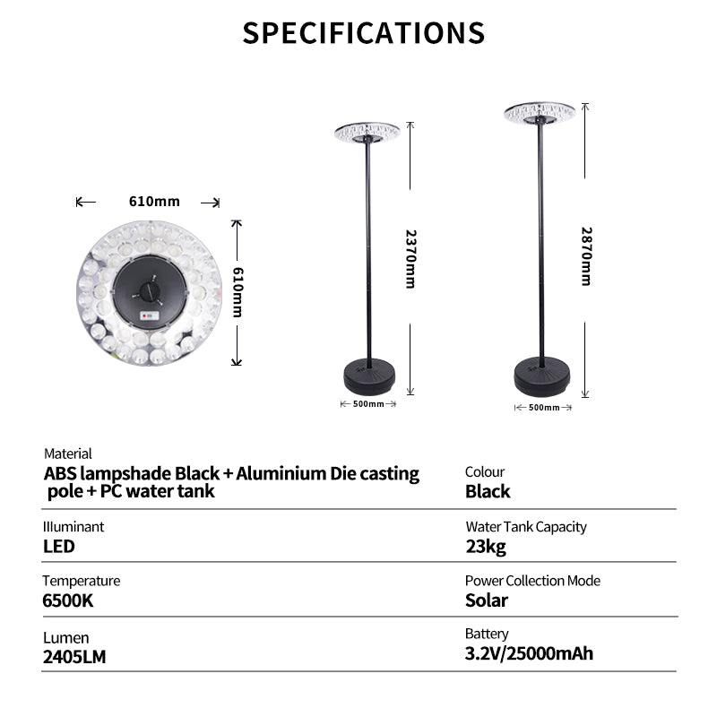 UFO-Shaped Solar Garden Light - A7