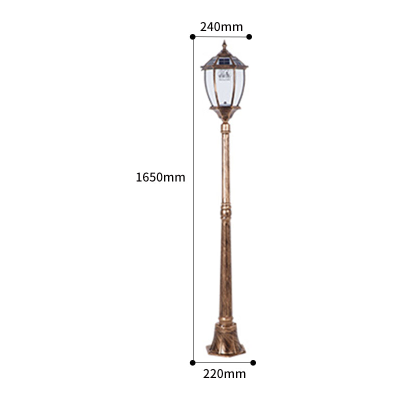 SolarWay Copperwick  – Solar Post Light Bronze Finish 165cm (Pole Sold Separately)