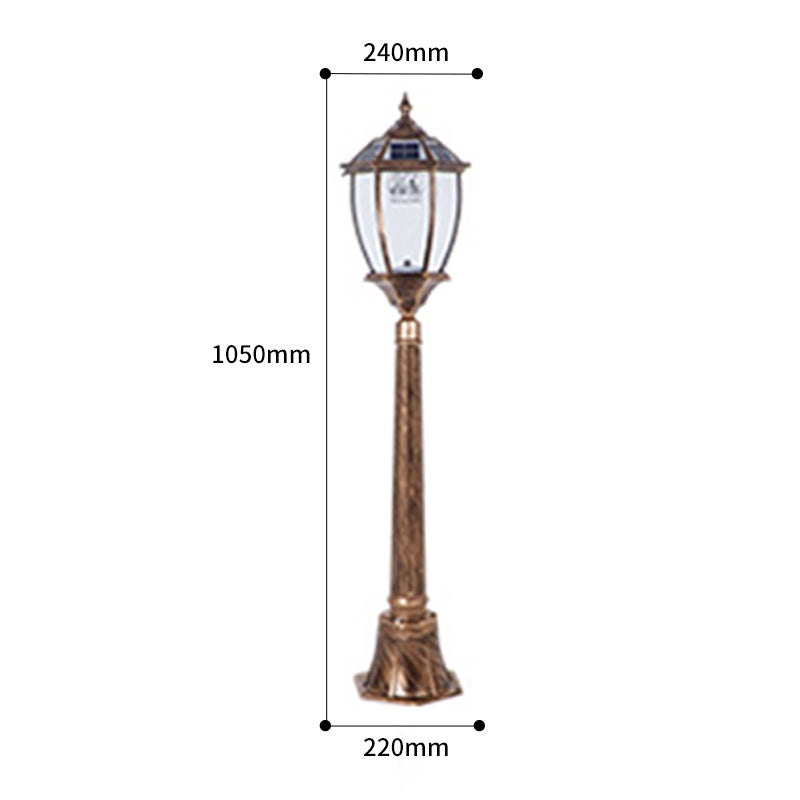 SolarWay Copperwick  – Solar Post Light Bronze Finish 165cm (Pole Sold Separately)