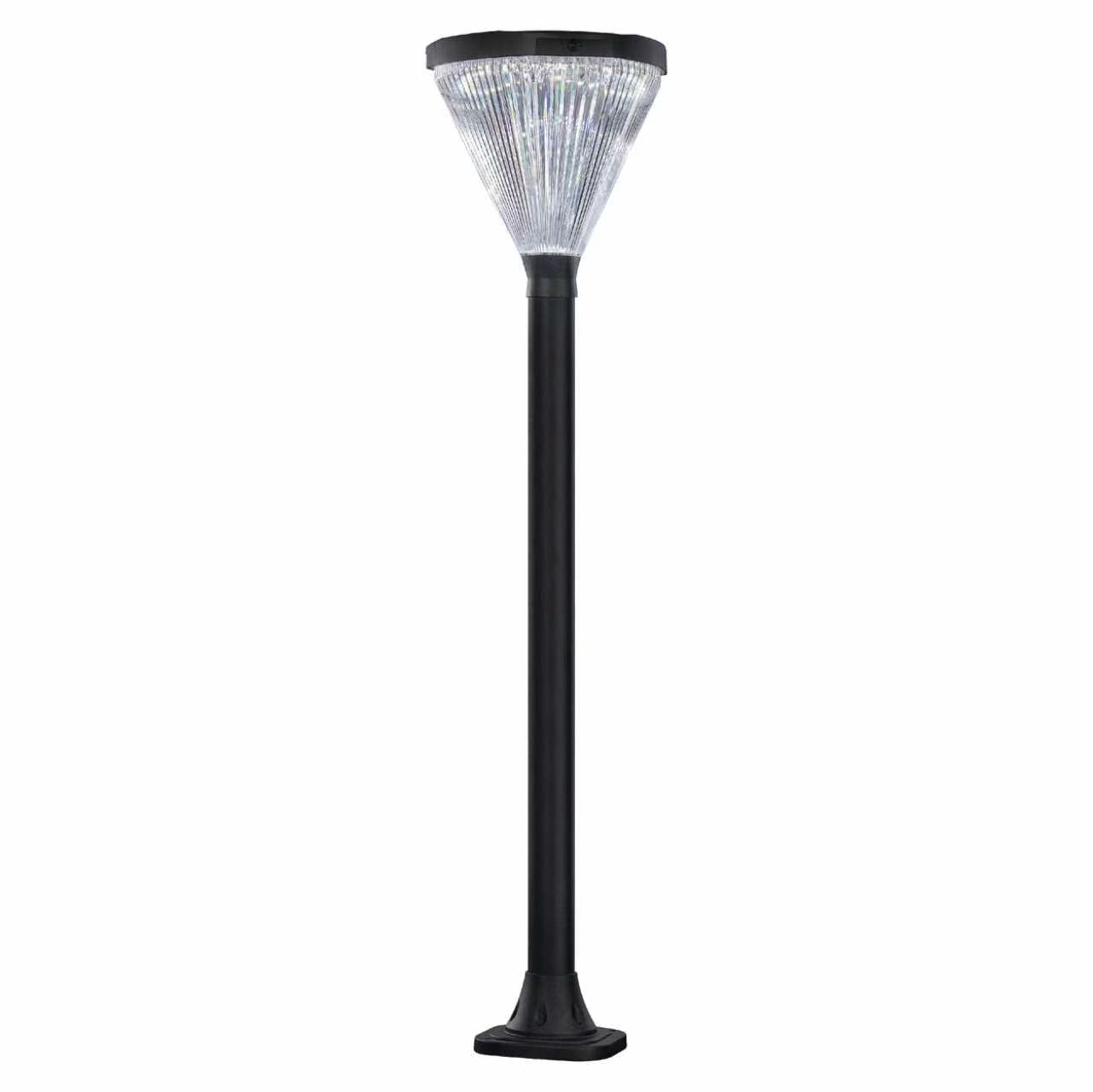 SolarWay LumaDiamond  –  Crystal Solar Lawn Light Durable Aluminium Dual-Color