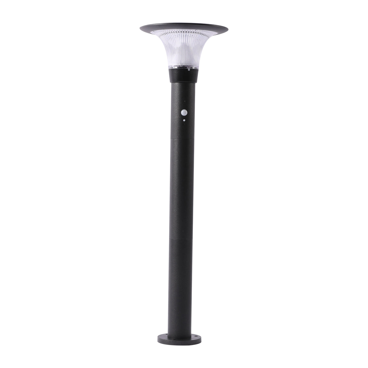 LumaStria – UFO-Style Solar Lawn Light (80cm, Dual-Color, Striped Design)