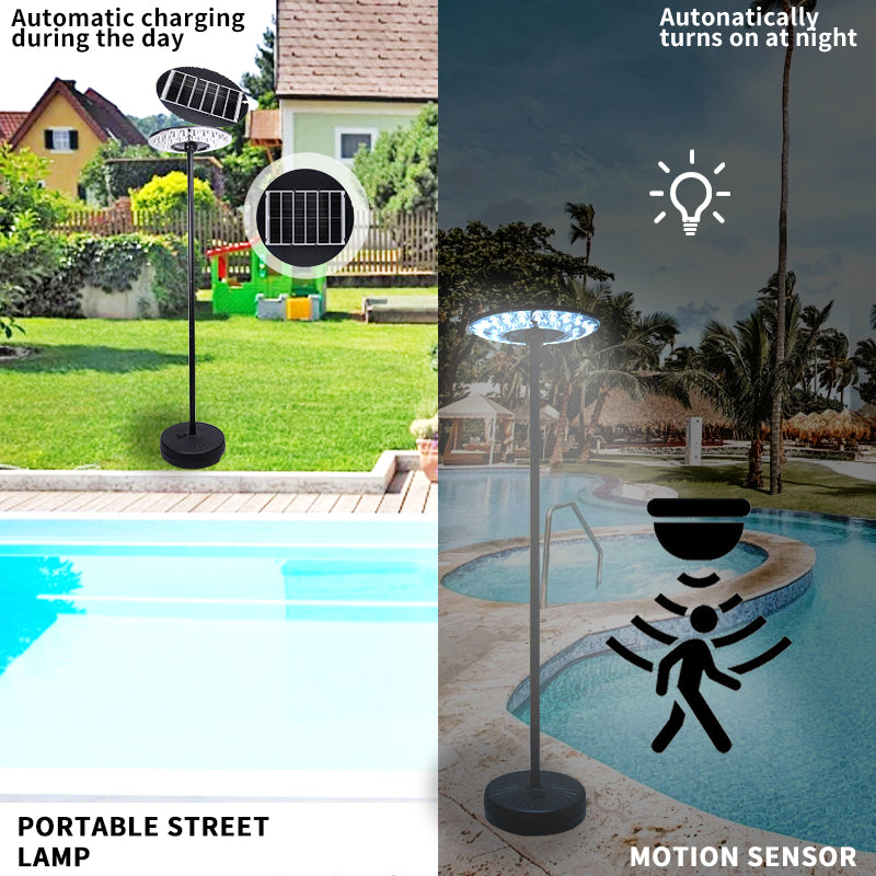 UFO-Shaped Solar Garden Light - A7