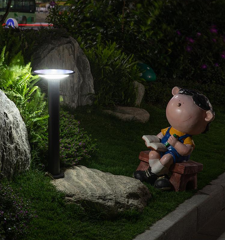 LumaUFO – Solar Lawn Light (80cm, Dual Color &amp; Motion Sensor) TC-231