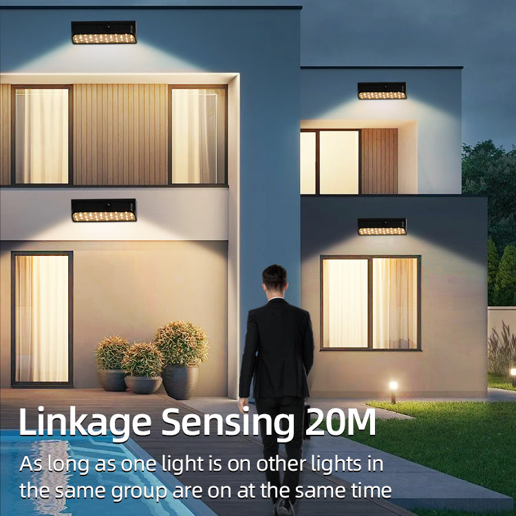 LumaMoon – Solar Motion Sensor Linked Wall Light (💰 Buy More, Save More) TB-3018L